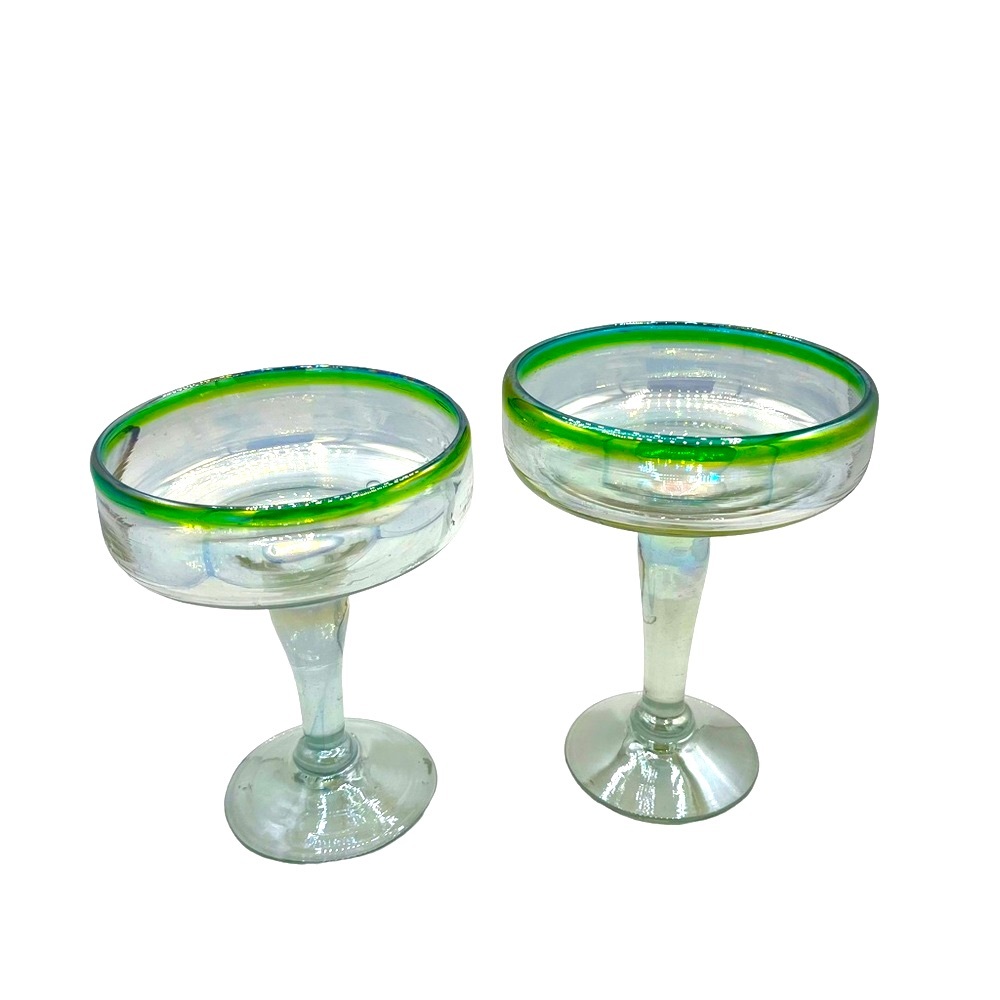 Bubble Glass Margarita Glasses - Picture 3 of 11